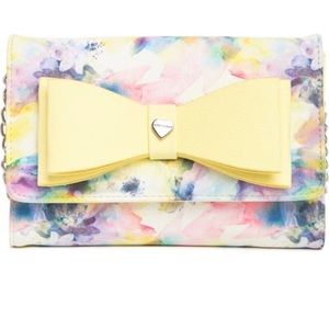 BNWT Luv Betsy By Betsy Johnson Floral Printed Croc Embossed Crossbody Purse $68